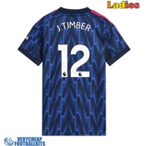 Arsenal Jurrien Timber #12 Replica Away Shirt Ladies 2025-26 Short Sleeve